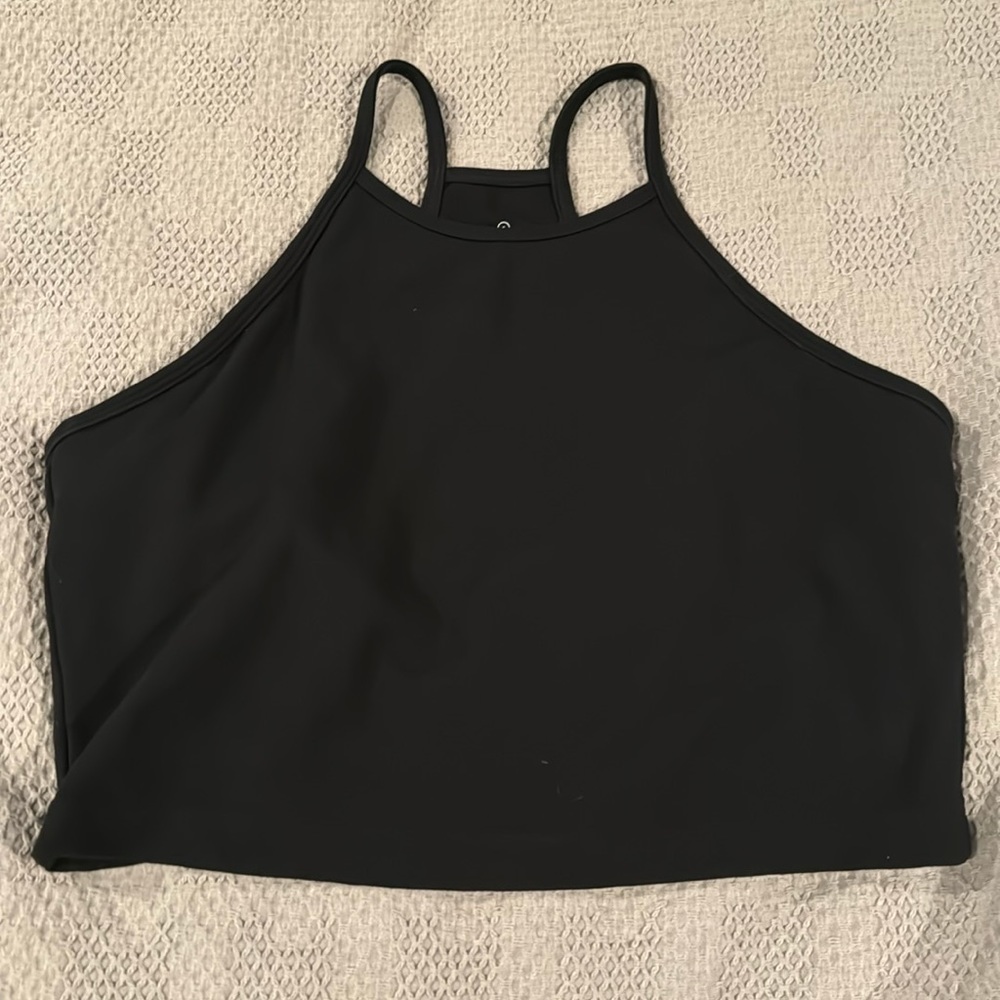 Paragon black cropped tank